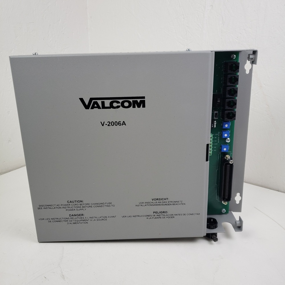 Valcom V-2006A 6 Zone Integrated Page Control Commercial Audio System 2018